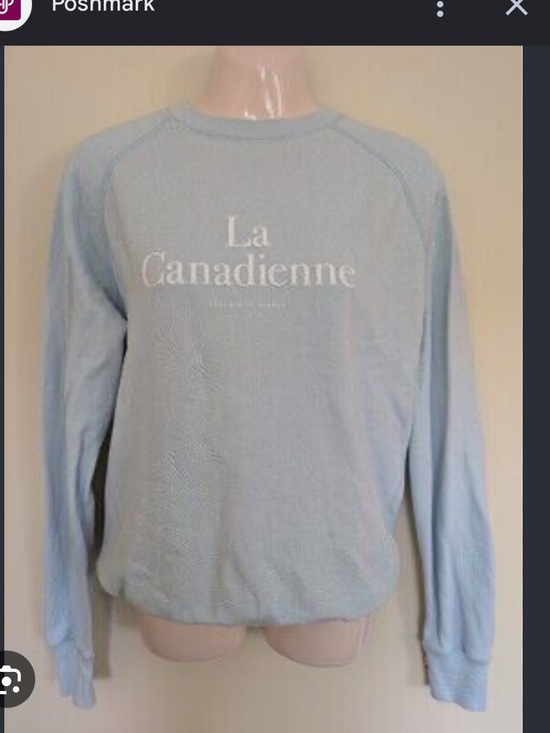 Province Of Canada Tops - Province of Canada La Canadienne Light Blue Crewneck Sweatshirt